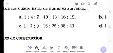 Découverte des suites 1