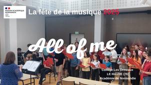 Collège les Ormeaux - le Havre - all of me