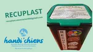 Collecte de bouchons et petits matériels de bureau solidaire