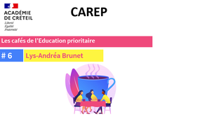 Les cafés de l'EP #6 Lys-Andréa Brunet