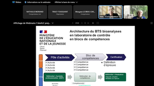PNF 2023-2024 - 1er webinaire :  Rénovation du BTS Bioanalyses et contrôle