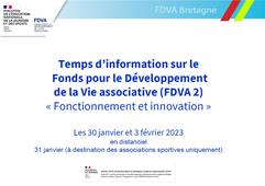 FDVA2 - Reunion d'information du 30 janvier 2023