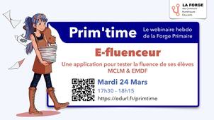 E-FLUENCEUR - Prim'Time du 24 mars 2026