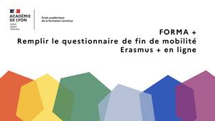 Tutoriel remplir le rapport de mobilité Erasmus+