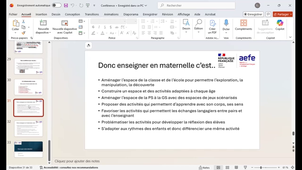 Développement de l'enfant et scolarisation à l'école maternelle
