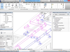 BIM - Création d'un réseaux de gaines de ventilation dans REVIT : Croisement de gaines et casse