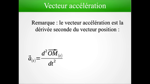 MI1-2 : Accélération