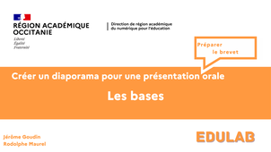 1/7 Les bases d'un diaporama