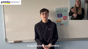 la langue des signes contre le harcèlement - Lycée Ambroise Croizat Auby