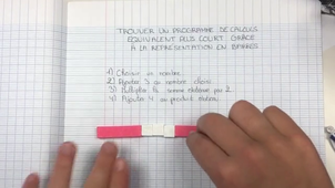 Trouver un programme de calculs équivalent et plus simple grâce à la représentation en barres