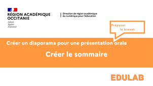 4/7 Créer le sommaire