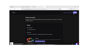 Tutoriel Porte-Voix - Créer une série