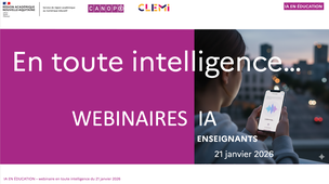En toute intelligence : 3 - Webinaire 