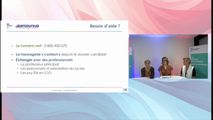 Parcoursup - phase d'admission - webinaire parents d élèves du 16 mai 2025