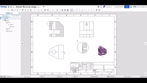 ONSHAPE modeleur 3D SaaS - Fonctionnalités de base: assemblage mise en plan onshape