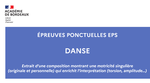 Epreuve ponctuelle Danse_Motricité singulière