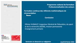 PNF 2022/2023 - RMC - Journée 2 - Le nombre à la maternelle - Conclusion