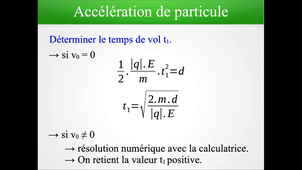 MI2-cas e : Accélération de particule