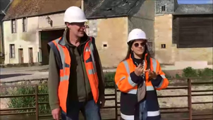 Le chantier d'aménagement du parc