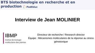 Interview Jean Molinier