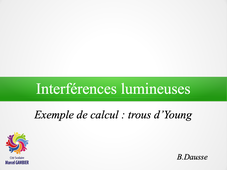 OS1c-2 : Interférences lumineuses