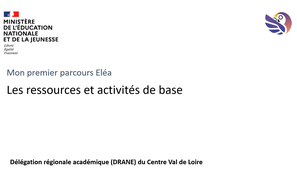 Les activités de base dans Elea