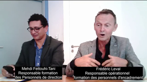 9 Conclusion conférences d'automne 2024 Frédéric Leval responsable opérationnel de la formation des personnels d’encadrement Mehdi Fettouhi Tani responsable formation des personnels de direction.mp4