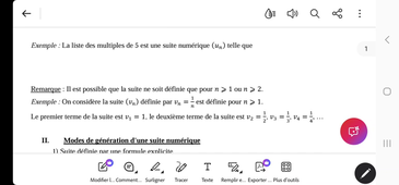 Définition des suites 1