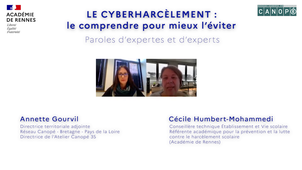 Le cyberharcèlement #6 - Conclusion : Annette Gourvil - Directrice territoriale adjointe Canopé