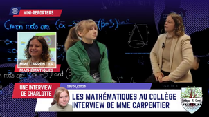 Interview de Mme Carpentier par Charlotte