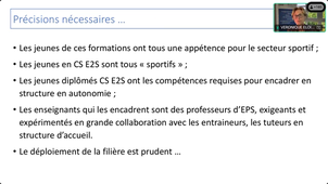 PNF 2025/2026 - 2eme webinaire - CS Rénovation du certificat de spécialisation encadrement secteur sportif