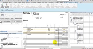 BIM - Réseaux électriques - REVIT MEP : Créer une nomenclature de tableau général