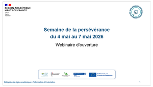 Webinaire de lancement de la Semaine de la persévérance