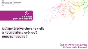5 minutes pour comprendre : l’IA générative cherche-t-elle à nous plaire plutôt qu’à nous contredire ?