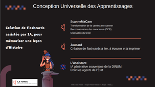 Création de flashcards assistée par IA, pour mémoriser une leçon