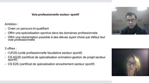 Aider les élèves à s'orienter dans le domaine de l'EPS , les métiers du sport, du cirque ou de la danse.mp4