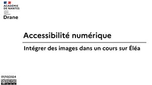 Rendre accessible une image sur Éléa