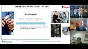 BTS électrotechnique : STI - PC - rénovation du référentiel du diplôme 2020 Les attendus de la profession - Legrand