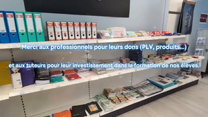 Présentation de la boutique apprenante du lycée des 2 caps - Noël 2025.mp4