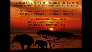 makotoudé chant traditionnel africain - canon à trois voix avec paroles de la chanson.mp4