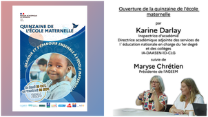 Ouverture de la quinzaine de l'école maternelle - 2024_2025 - La Réunion