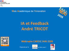 IA et Feedback André Tricot Webinaire CARDIE MAI 2026