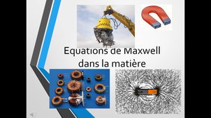 Équations de Maxwell dans la matière