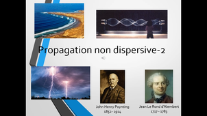 Propagation non dispersive - 2