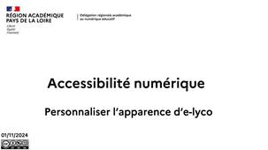 Personnaliser l'apparence d'e-lyco