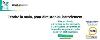 Concours Phare 2025/2026 - Tendre la main pour dire stop au harcèlement