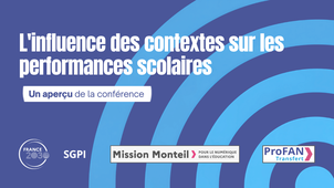 Aperçu - L'influence des contextes sur les performances scolaires