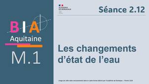 M1-S2.12 - Changement d'états de l'eau