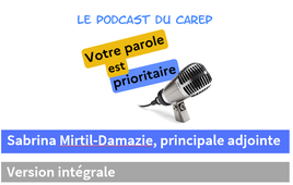 Entretien avec Sabrina Mirtil-Damazie, principale adjointe