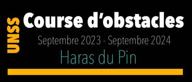 UNSS - Course obstacles Haras du Pin 2023 + 2024